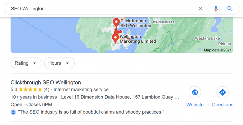 Wellington search services list