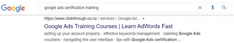 Google Ads Training